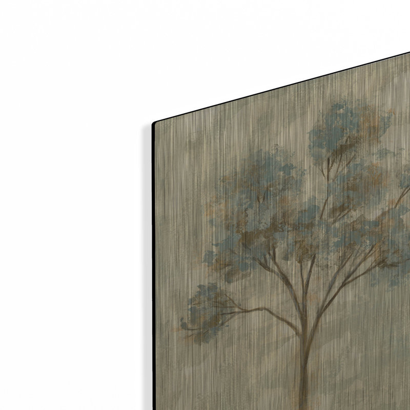 Art mural luxueux «Ethereal Tree I» par Silvia Vassileva, art mural en métal, H 16 po x l 12 po