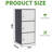 3 Door Vertical Stackable Storage Cabinet With Lock,anti-failing Device, Metal Lcoker,organizer For Office, Home, Gym, School,employee,kids.-112691482