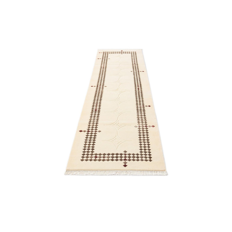 Tapis de couloir beige Howard