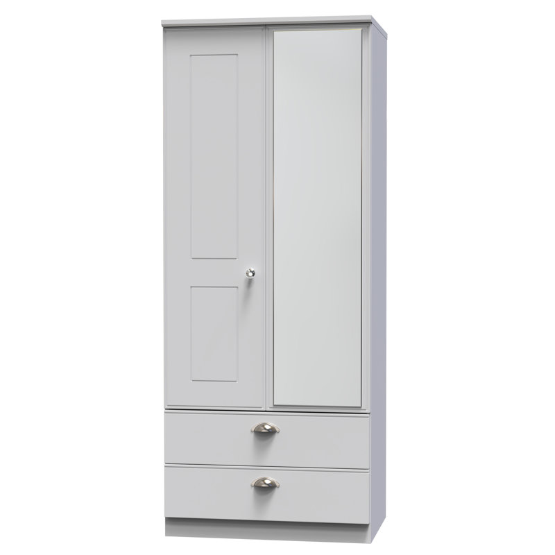 Conners Manufactured Wood Wardrobe, Grey Matt