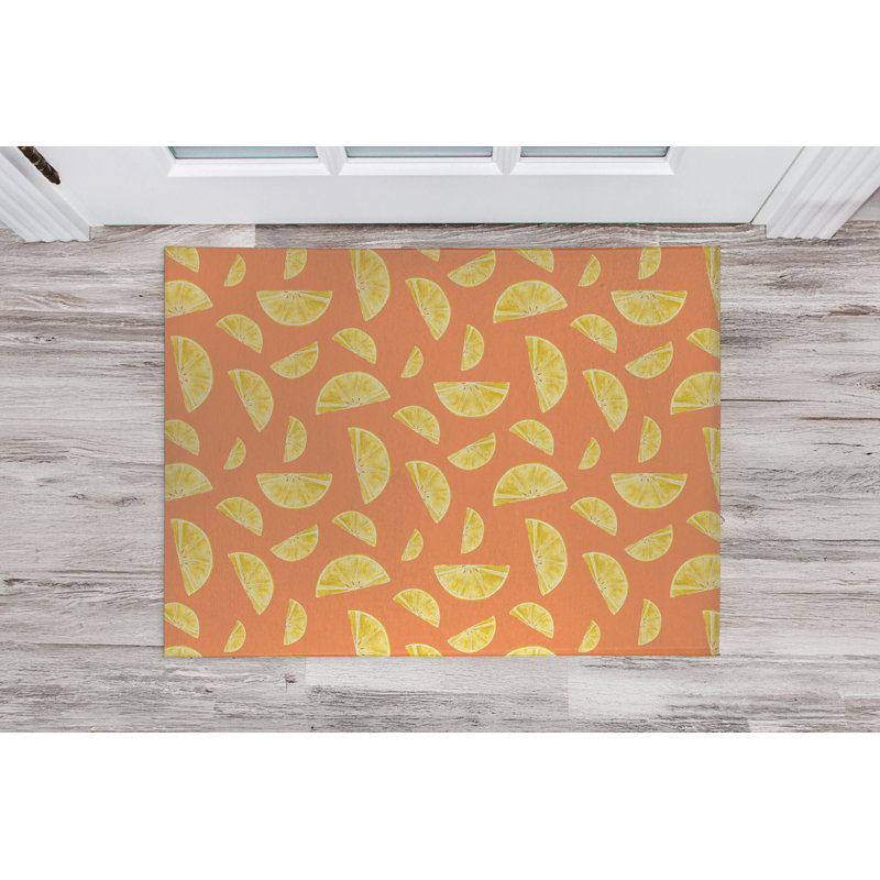 Citron d'été, L 36 po x L 60 po, Orange