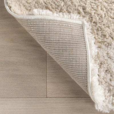 Tapis à poils longs Hazy Swirl