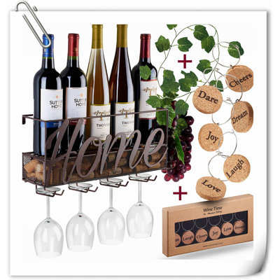 Soller Wine Bottle & Glass Rack