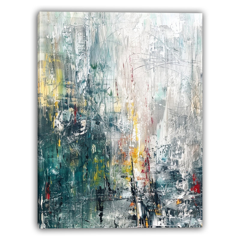 «Open Bloom», art mural sur toile tendue, L 24 po x H 36 po x P 1,5 po