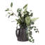Vase sculptural en terre cuite avec poignée pour la décoration intérieure - Vase décoratif rustique