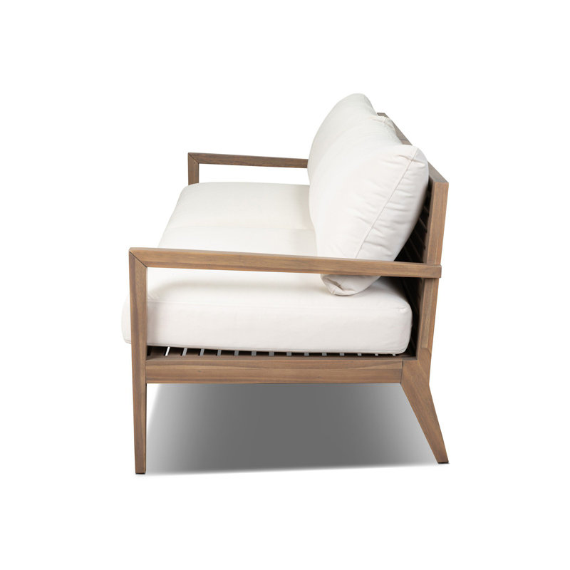 Amaya Outdoor Sofa, Lorel Ivory, Ashen Acacia