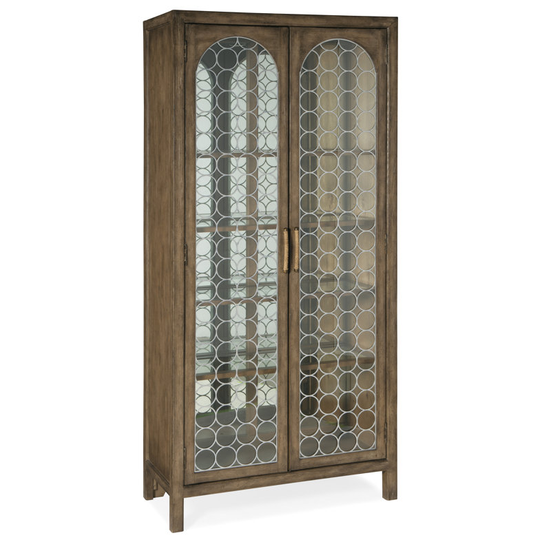Surfrider Lighted Display Stand, Dark Wood