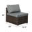 2-Piece Modern Outdoor Sectional Sofa Set-114797004-114797001