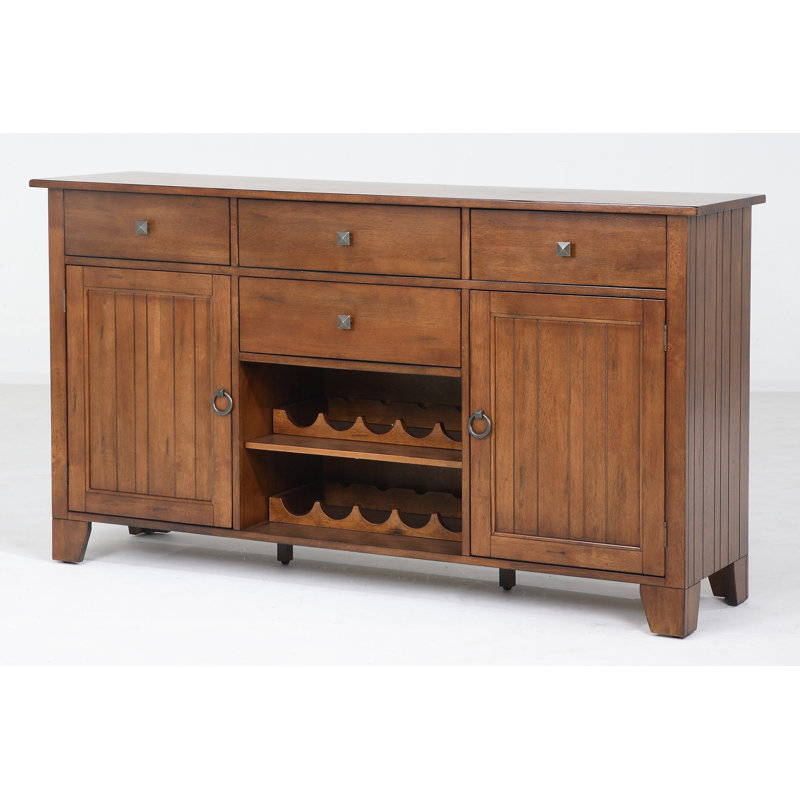 Buffet en bois massif 4 tiroirs Matanzas