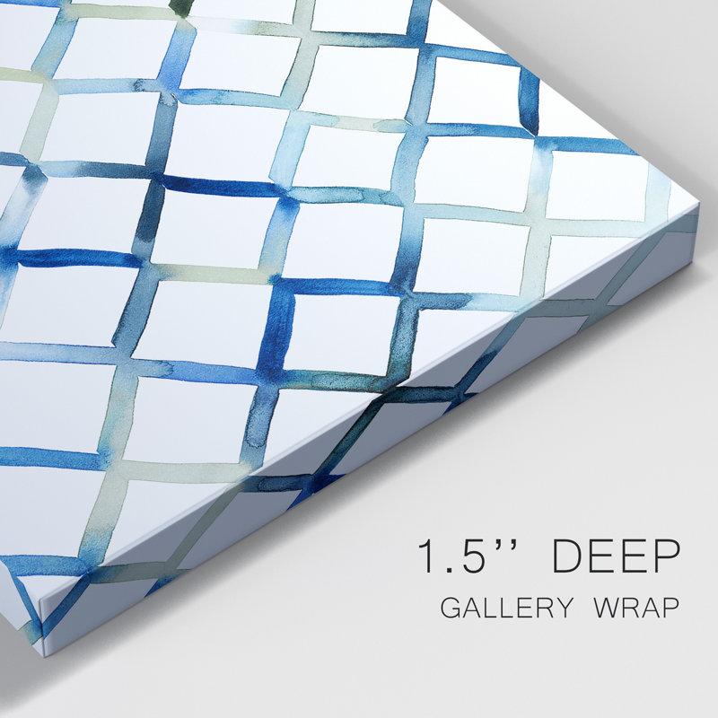 Sea Lattice I - impression sur toile tendue, H 36 po x l 24 po x P 1 po