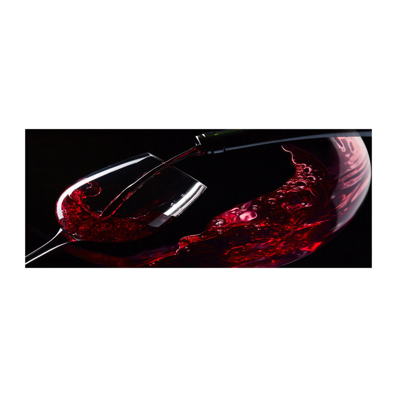 Red Wine - No Frame Print, Glass, 70cm H x 100cm W