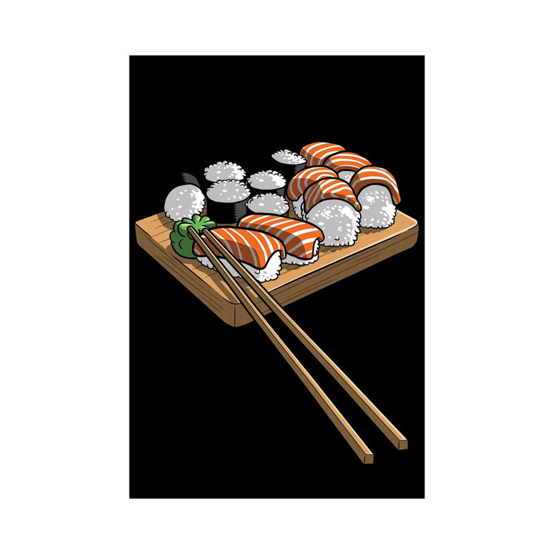 Sushi Nice by Alberto Perez - Wrapped Canvas Print, 152.5 cm H x 101.5 cm W