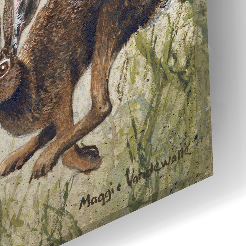 «Hijinx» par Maggie Vandewalle, art mural en verre acrylique, H 12 po x l 24 po
