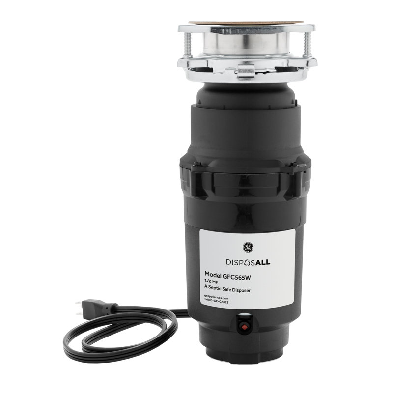 GE Disposall 1/2 HP Continuous Feed Garbage Disposer Corded