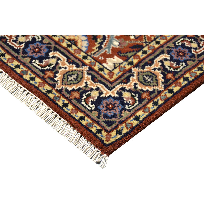 Wool Oriental Area Rug, Rectangle 4' x 6'