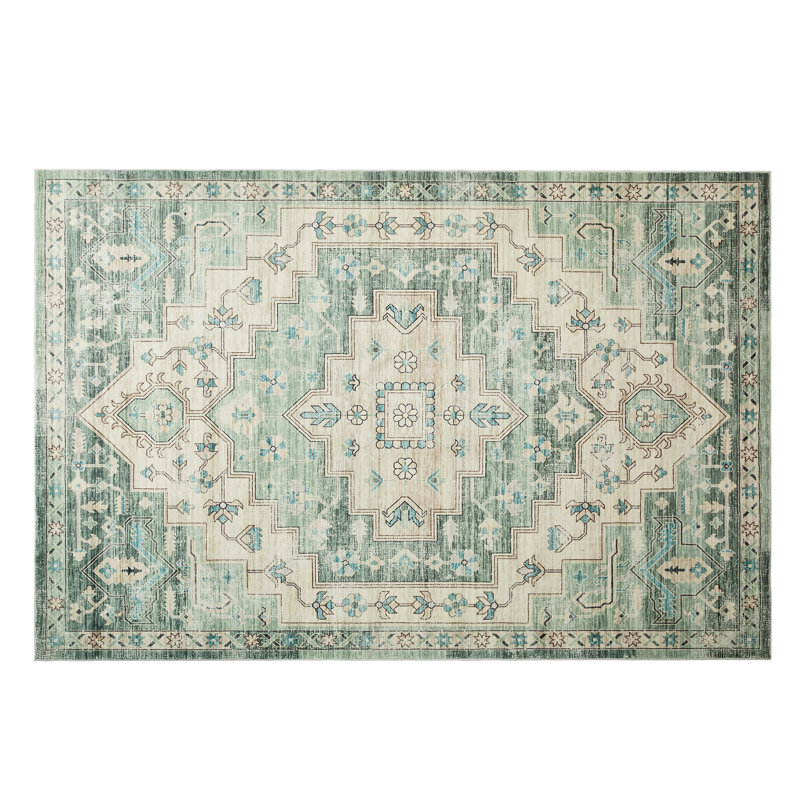 Oriental Machine Tufted Shag Area Rug, Rectangle 120 x 170 cm