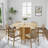 Enciso Round Solid and Manufactured Wood Cross Pedestal Dining Table-839574040-840046787