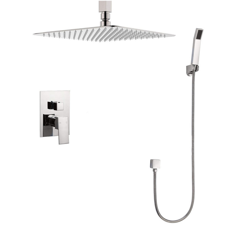 Narmada All-In-One Kit with Rough in-Valve, Brushed Nickel