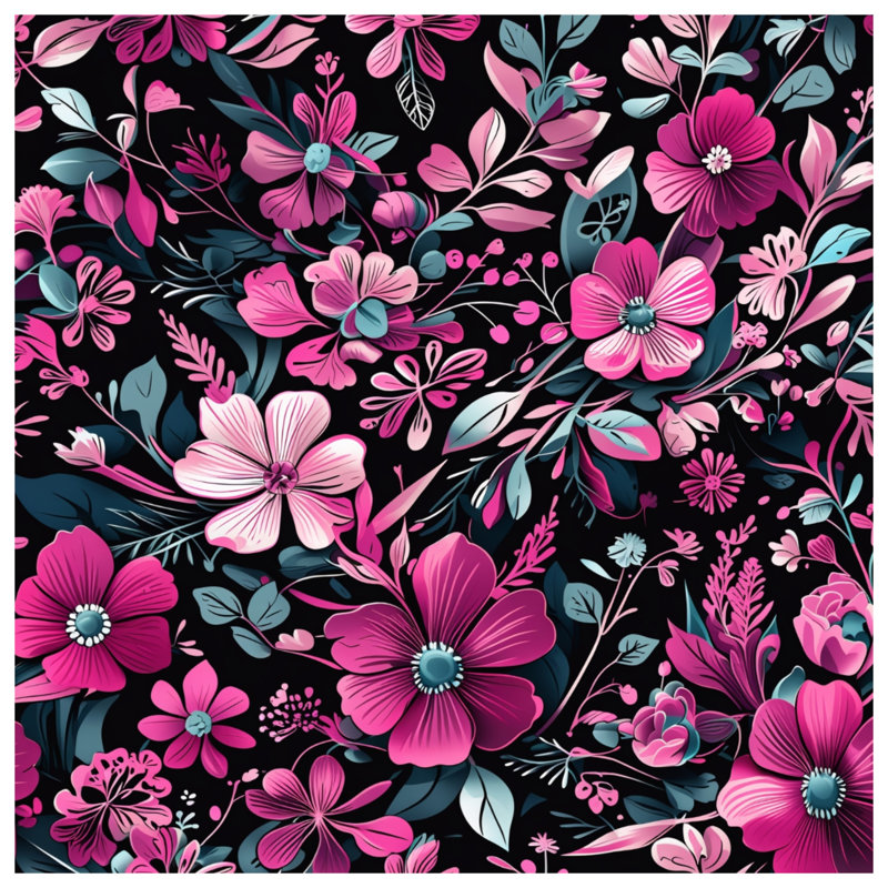 Rideaux de fenêtre à motif floral rose, voilages et voilages à motif floral - 1 panneau, 50 po x 80 po - 1 panneau, Blocage