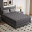 Matelas hybride 10 po, support à fermeté moyenne, ressorts ensachés et mousse viscoélastique, matelas dans une boîte, isolement par mouvement, respirant et sans fibre de verre-316411831-316411852