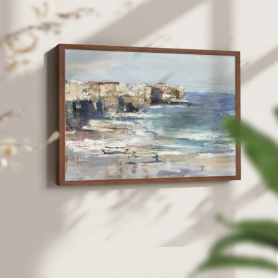 Étude de falaise de mer I - impression encadrée - réaménageable