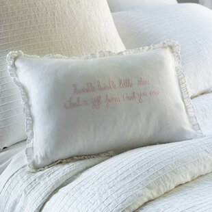 Twinkle Twinkle Little Star Linen Lumbar Pillow