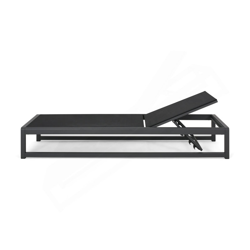 MODESTA CHAISE LOUNGE, Black