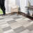 Krasimir Modern Patchwork Indoor Geometric Silver Area Rug-1900341751