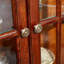 Nut-Brown Solid Wood Corner cabinet