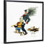 «Norman Rockwell Bringing Home The Tree», art mural sur toile-1292147106-1292147155