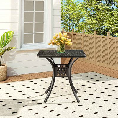 Raiden Rectangular 2 - Person 79.5Cm L Outdoor Dining Table
