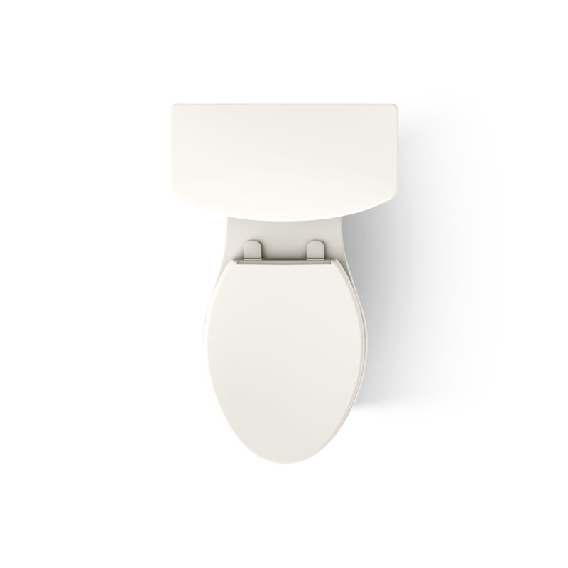 Corbelle Tall Two-Piece Elongated Toilet With Skirted Trapway 1.28 Gpf, Right, Biscuit
