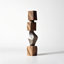 Sculpture en bois moderne et minimaliste