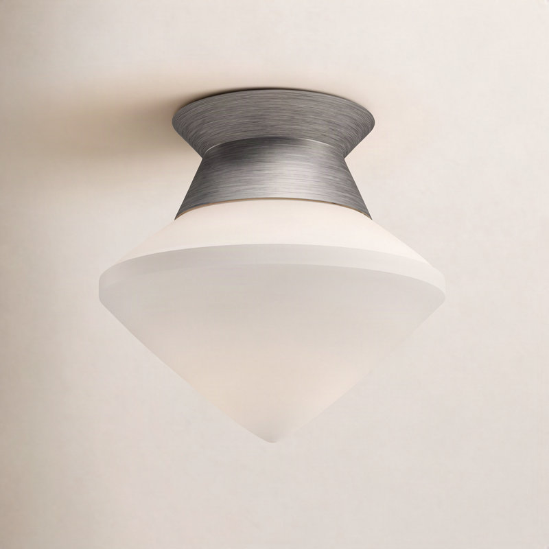 Plafonnier encastré 8 lumières Orrin, Nickel brossé