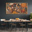 Abstrait botanique abstrait floral et faune bohème vibrant-111176049-94945951