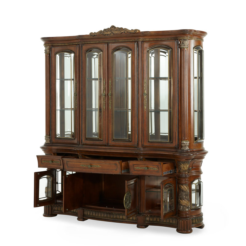 Villa Valencia Wood China Cabinet, Without