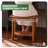 19"W Solid Wood Shower Bench-174560700
