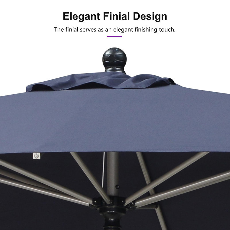  Parasol de patio carré de 8 pi x 8 pi avec réglage de l'inclinaison, parasol de table extérieur en aluminium champagne, parasol de marché pour terrasse, jardin ou pelouse