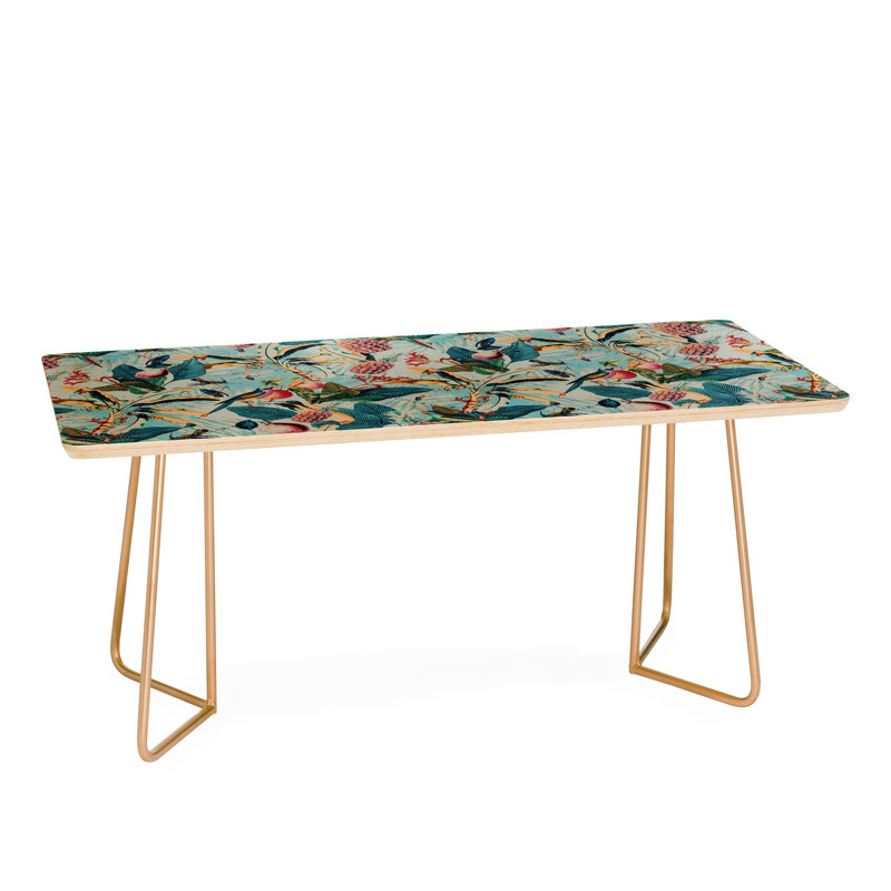 Solid Wood Top Coffee Table