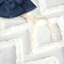 Housse de couette en coton grand, chenille, blanc, literie, chenille unie à revers 3 pièces, style, blanc naturel, grand, lavable en machine-129761591-129761592