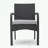 Wicker Armchair set of 2 with soft seat cushion