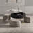 Round Lift-Top Coffee Table Set-657606211