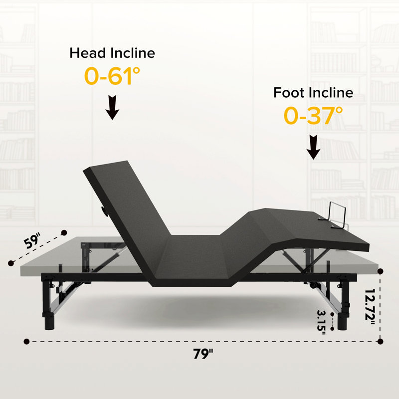 Adjustable Bed Base Frame, Grand lit