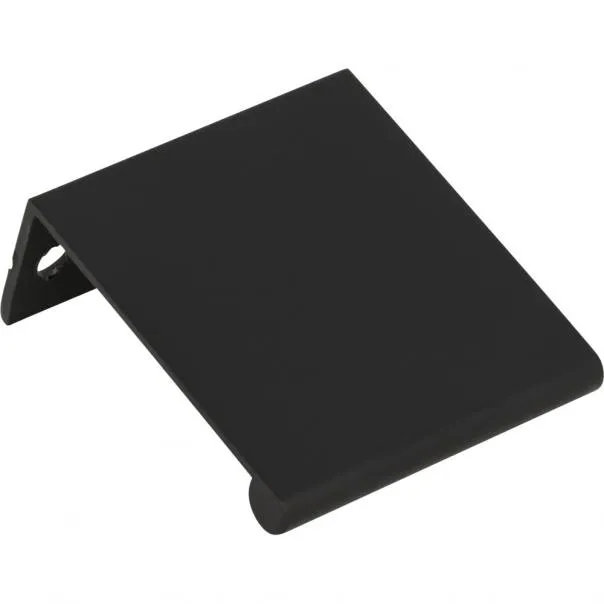 Matte Black Aluminum Finger Pull Bar with Mounting Hardware