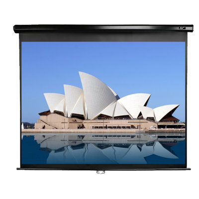 Manual Series White 150" Diagonal Manual Projection Screen