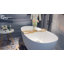 Baignoire de trempage autoportante à surface solide 70,86 po x 33,46 po