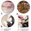 Or et rose fluides, fusion I - formes abstraites, impressions sur métal-1027115330