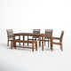 Fleur 76'' Rectangular 7 - Person Outdoor Dining Set