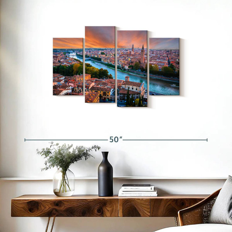 Vérone, 22" H x 36" W