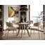 Extendable Round Metal Base Dining Table-1563213557-1563213559